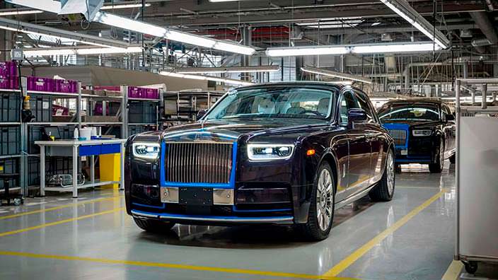 Первый серийный Rolls-Royce Phantom восьмого поколения