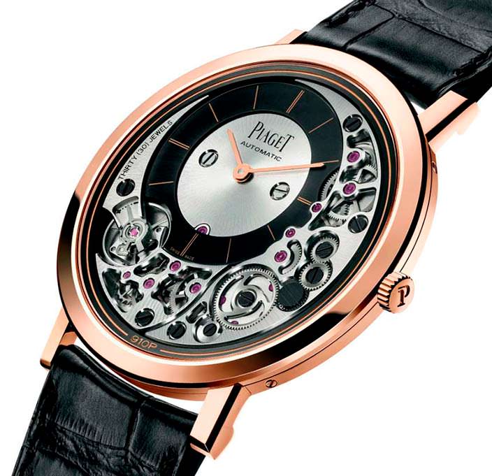 Самые тонкие часы в мире Piaget Altiplano Ultimate 910P