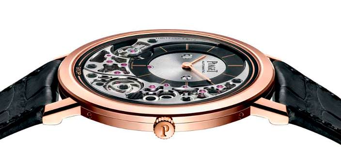 Золотые часы Piaget Altiplano Ultimate 910P