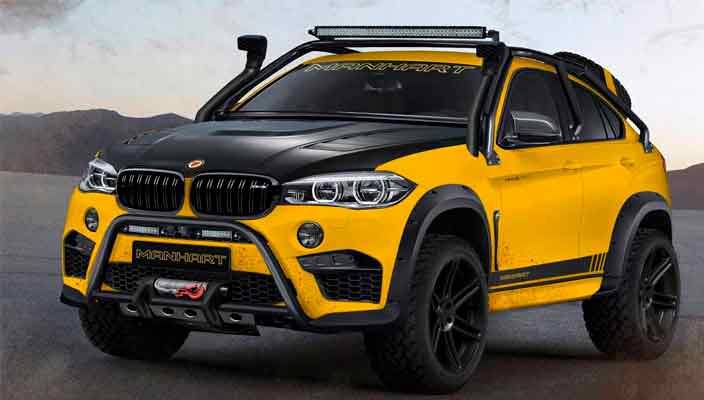 Внедорожный монстр из BMW X6 M. Тюнинг от Manhart | фото