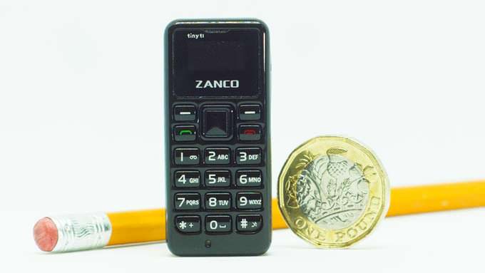 Zanco Tiny T1 - телефон самого маленького размера