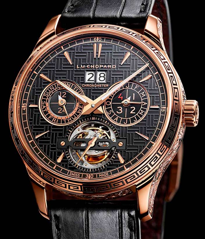 Часы из 18-каратного золота Chopard L.U.C Perpetual T