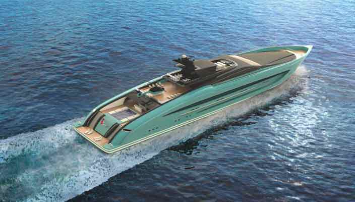 Strand Craft показал 93-метровую яхту Project Speed