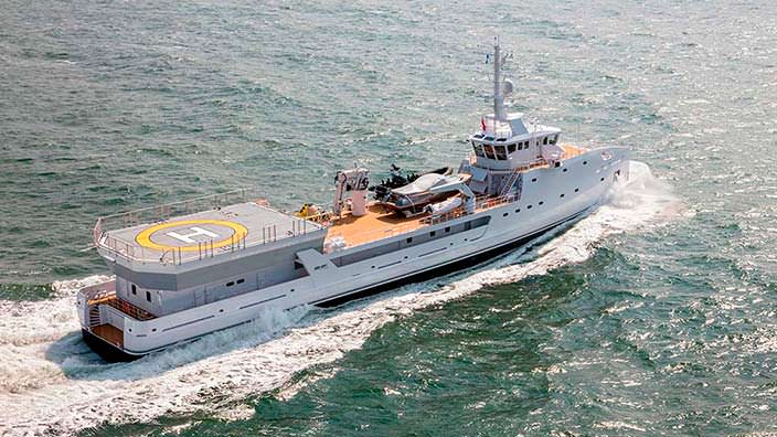 Яхта экспедиционного класса Game Changer от Damen Yacht
