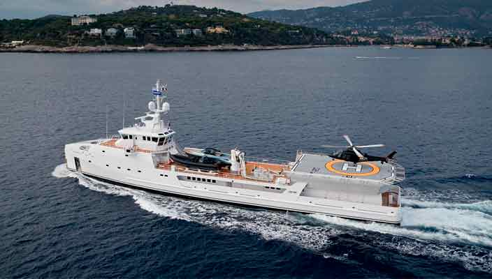 Экспедиционная яхта Game Changer от Damen Yacht продана | фото