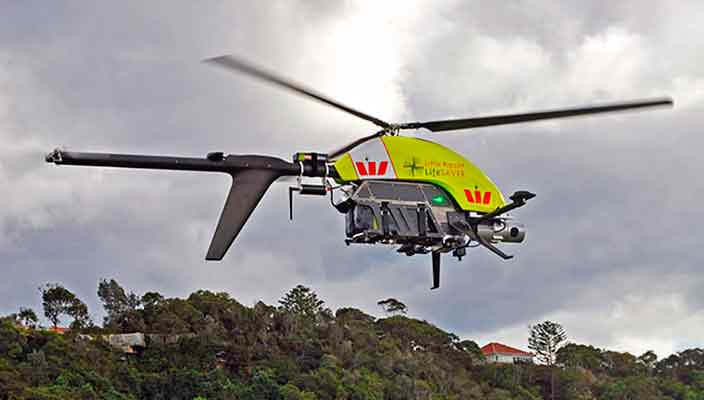 Дрон-спасатель спас первые две жизни в Австралии | видео