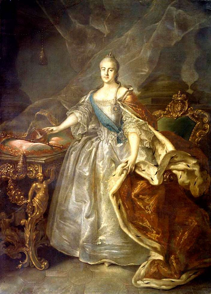 Екатерина II - развратная российская императрица