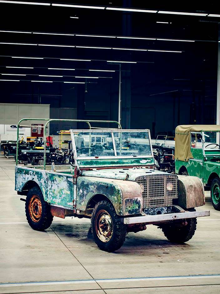 Реставрация Land Rover Series I в честь 70-летия модели