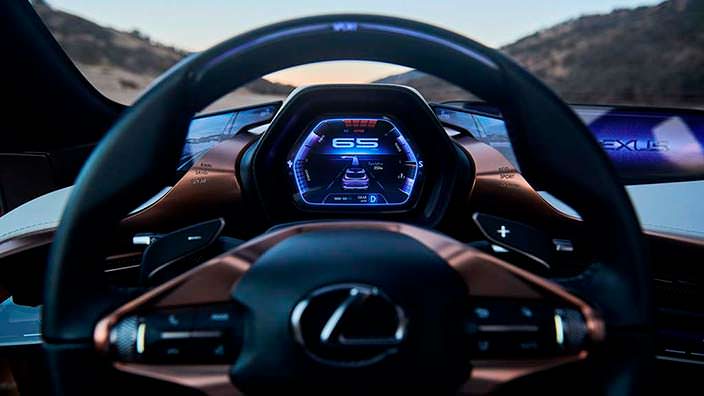 Кокпит как в истребителе Lexus LF-1 Limitless 2018