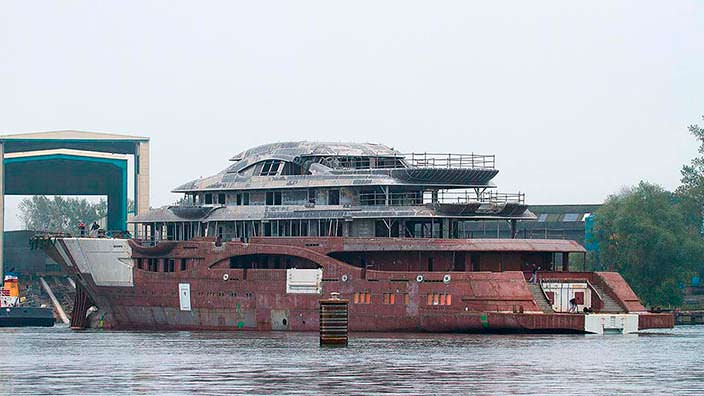 Яхта Lürssen Project TIS. Длина 111 метров