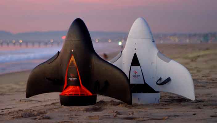 Вышел скутер для подводного плавания AquaJet H2 от Hoverstar