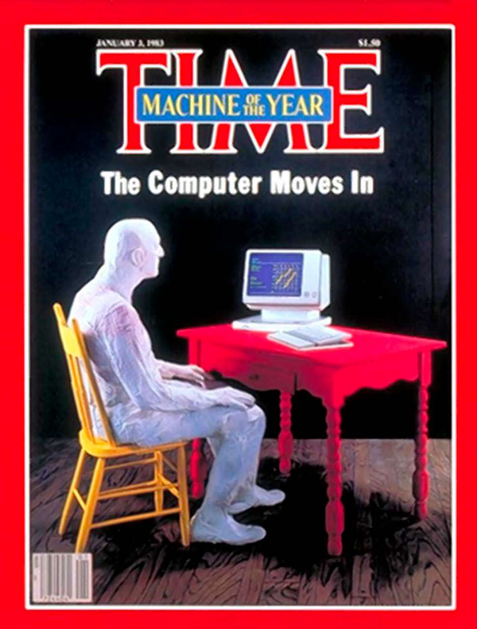1982 год. Персональный компьютер на обложке Time