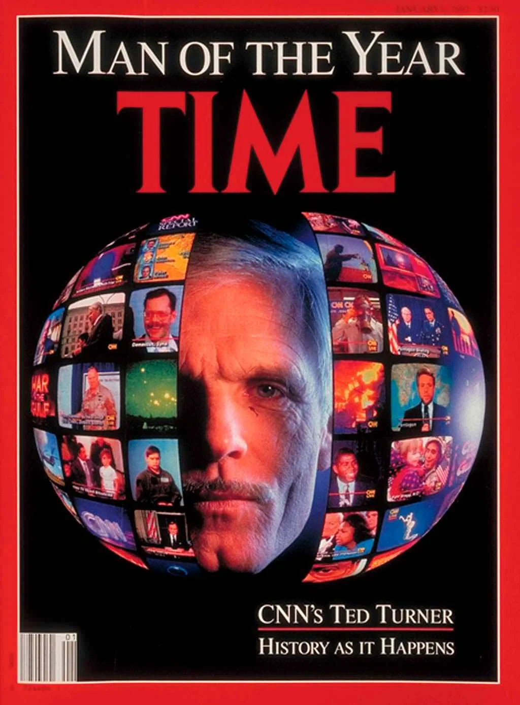 1991 год. Основатель CNN Тед Тёрнер на обложке Time