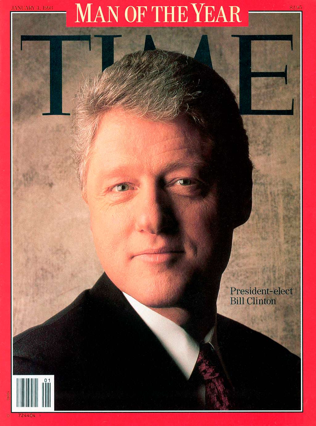 1992 год. 42-й президент США Билл Клинтон на обложке Time