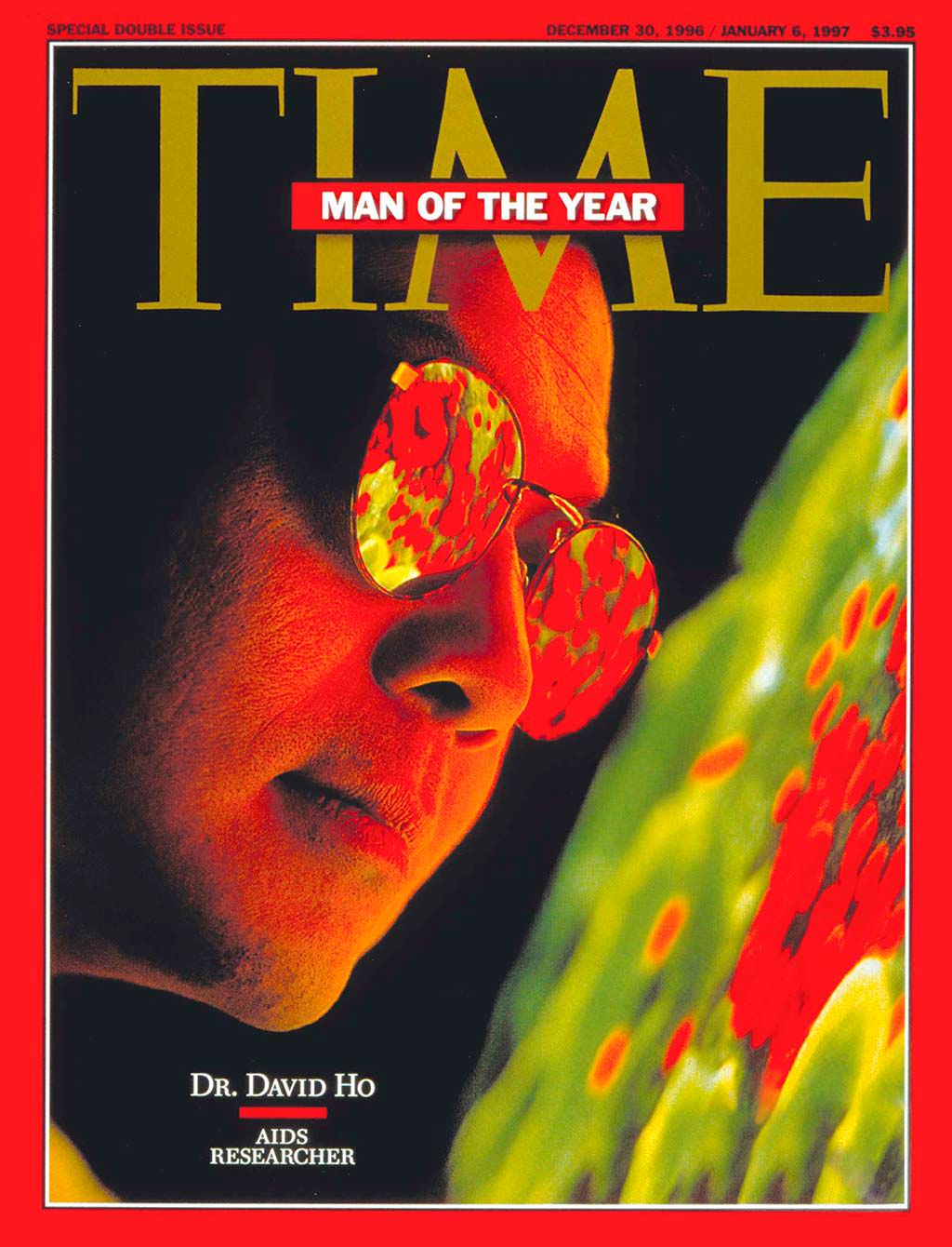 1996 год. Учёный исследователь ВИЧ Дэвид Хо на обложке Time
