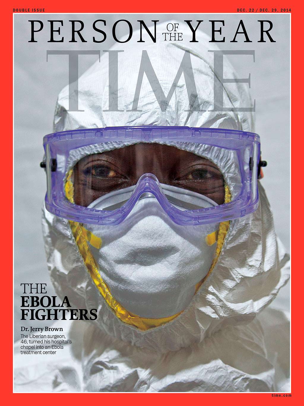 2014 год. Борцы с лихорадкой Эбола на обложке Time