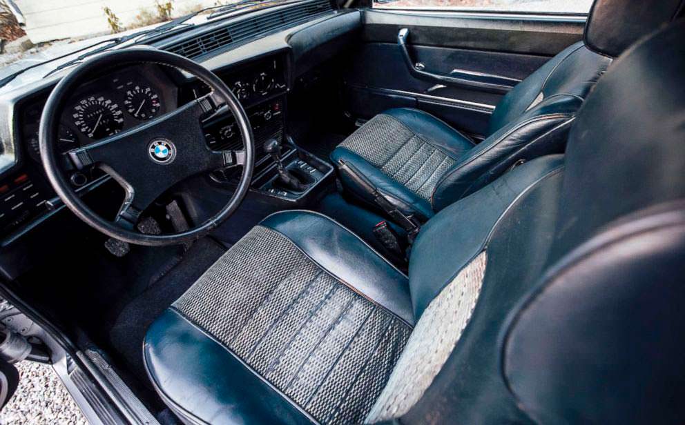 Кожаный салон BMW 633