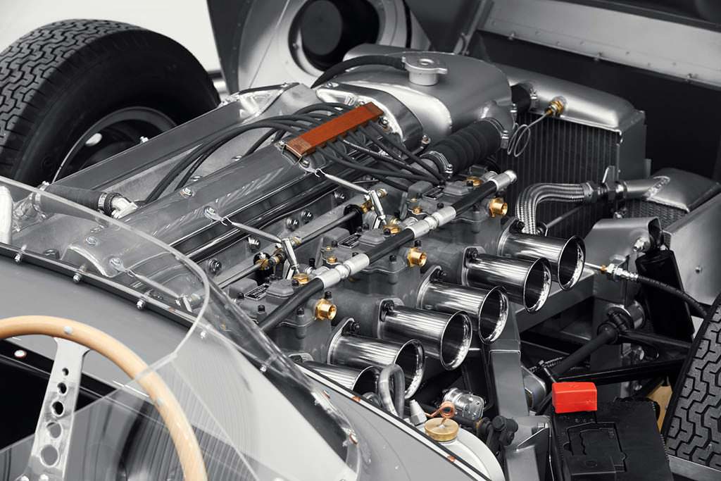 Двигатель V6 на 3,5 литра мощностью 265 л.с. Jaguar D-Type