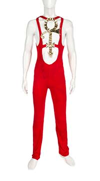 Красный сценический костюм Принса