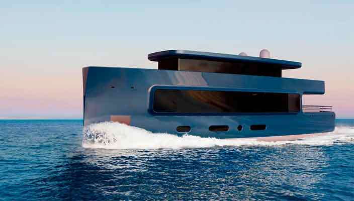Студия Isaac Burrough Design показала дизайн новой яхты
