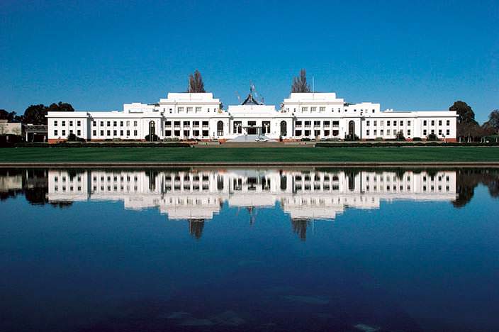Здание Парламента Австралии. Цена $1,1 млрд
