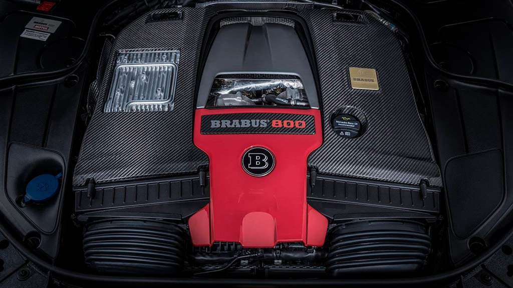 Двигатель V8 на 4,0-литра от Brabus. Мощность 789 л.с.