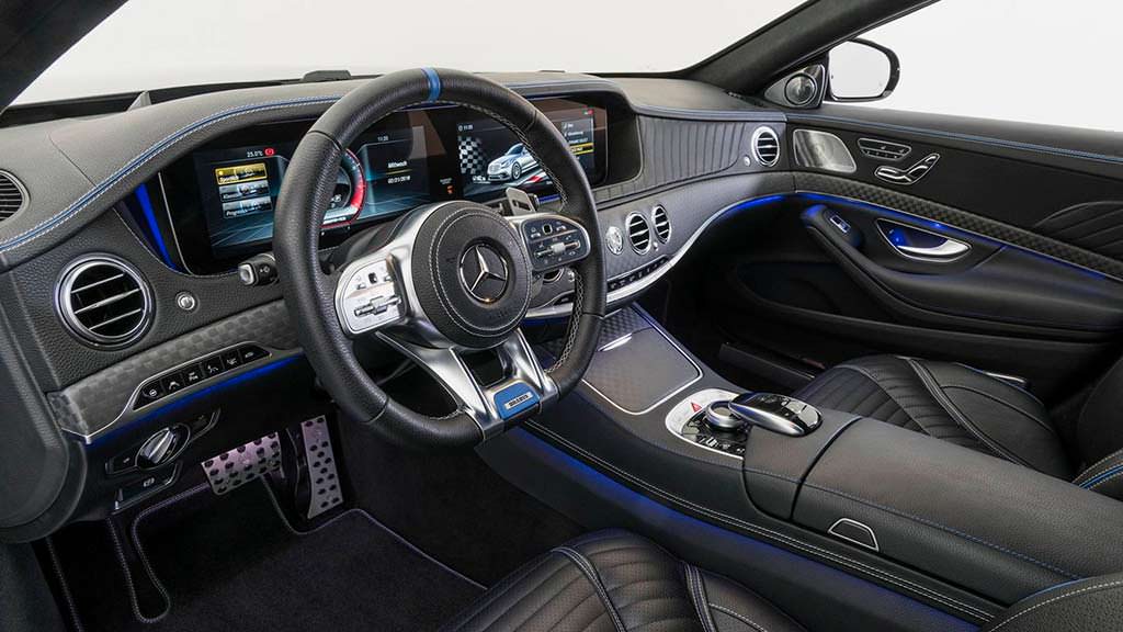 Фото салона Mercedes-AMG S63. Тюнинг Brabus