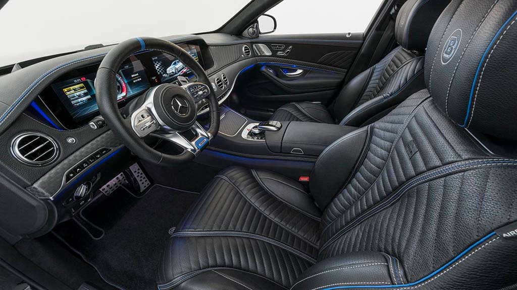 Фото внутри Mercedes-AMG S63. Тюнинг Brabus