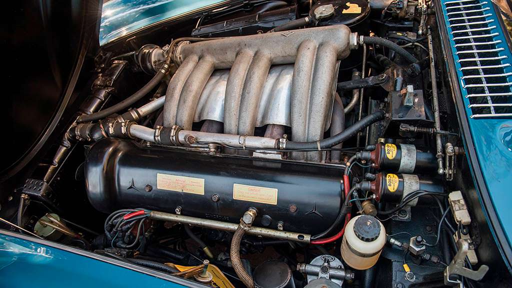 Двигатель V6 3,0-литра Mercedes-Benz 300 SL Roadster