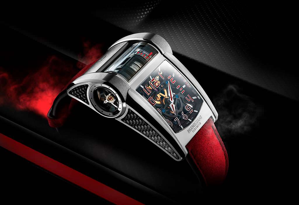 Швейцарские часы Parmigiani Fleeurier в честь Bugatti Chiron Sport 