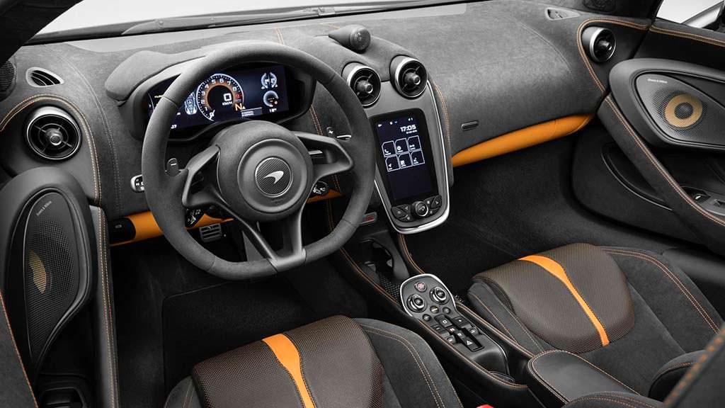 Фото салона McLaren 570S Spider Design Edition
