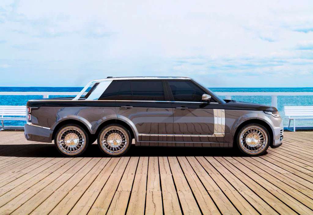 Шестиколесный Range Rover 6×6 Pickup от T.Fotiadis Design