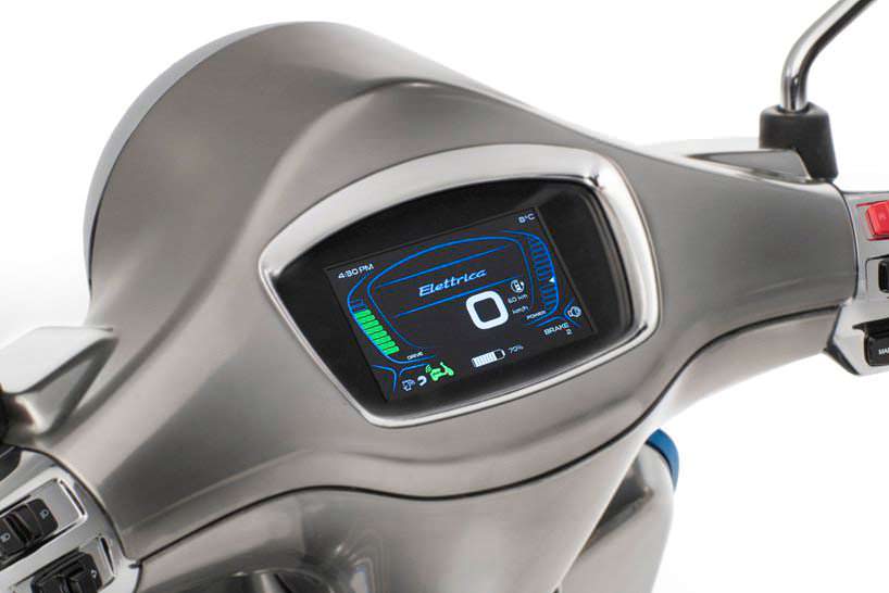Электро-скутер Piaggio Vespa Elettrica. Запас хода 100 или 200 км