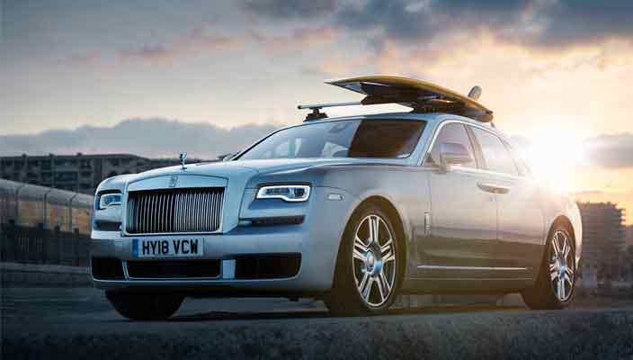 Rolls-Royce Ghost с подготовкой для серфера от Woodpop | фото