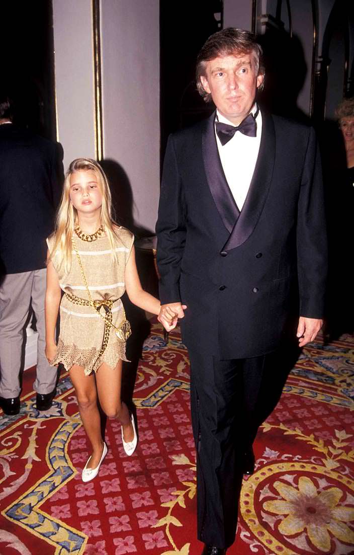 Фото | Иванка и ее отец Дональд Трамп в 1991 году