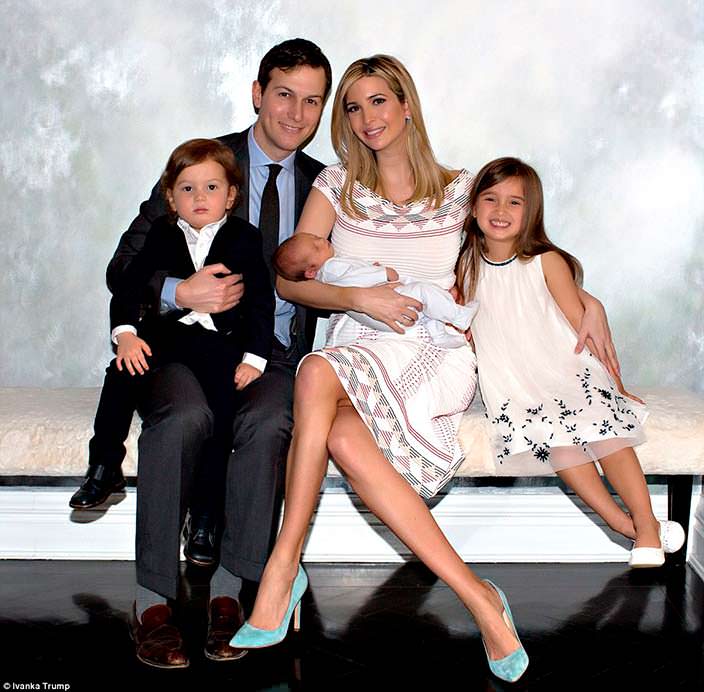Фото | Иванка Трамп с мужем и тремя детьми
