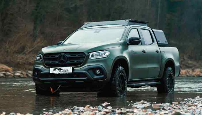 Пикап Mercedes X-Class подготовили для охоты в Gruma Hunter