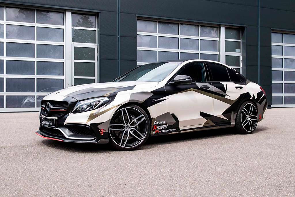 Mercedes-AMG C63 S W205. Максимальная скорость 330 км/ч
