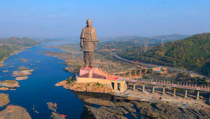 Самая высокая статуя в мире открылась в Индии | фото, видео