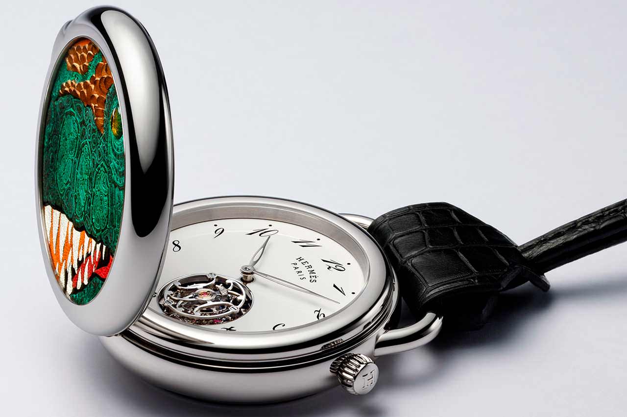 Hermès выпустил винтажные карманные часы с турбийоном
