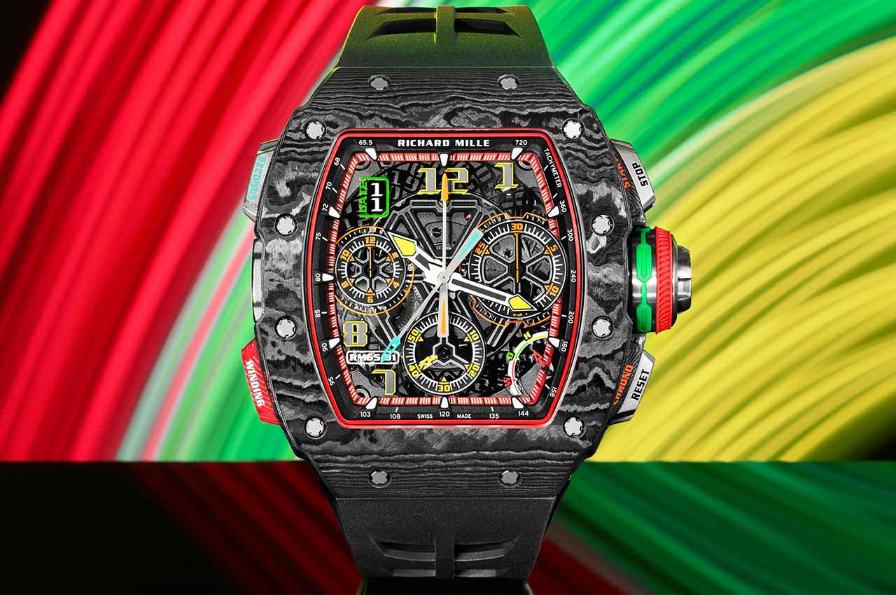 Richard Mille сделал новые спортивные часы в слоёном карбоне