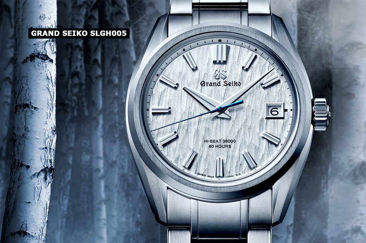 Вышли часы Grand Seiko SLGH005: вдохновлены корой берёзы