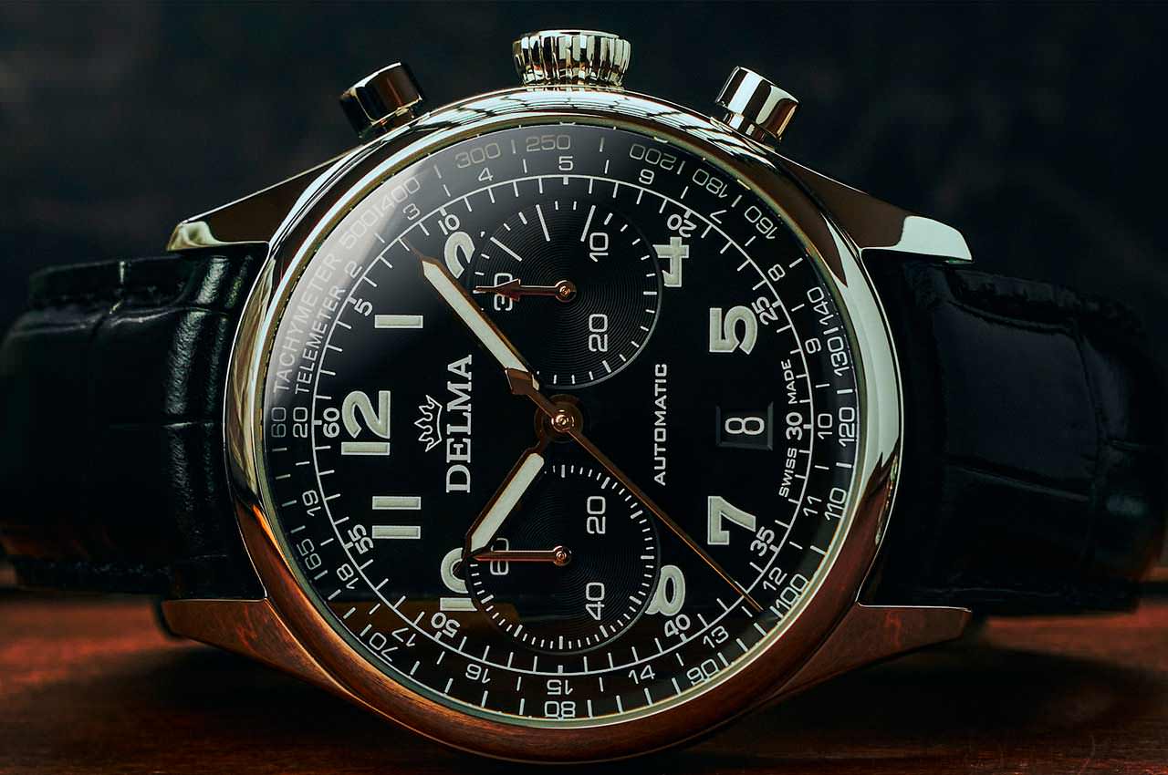 Delma представила часы в винтажном стиле Heritage Chronograph ⌚