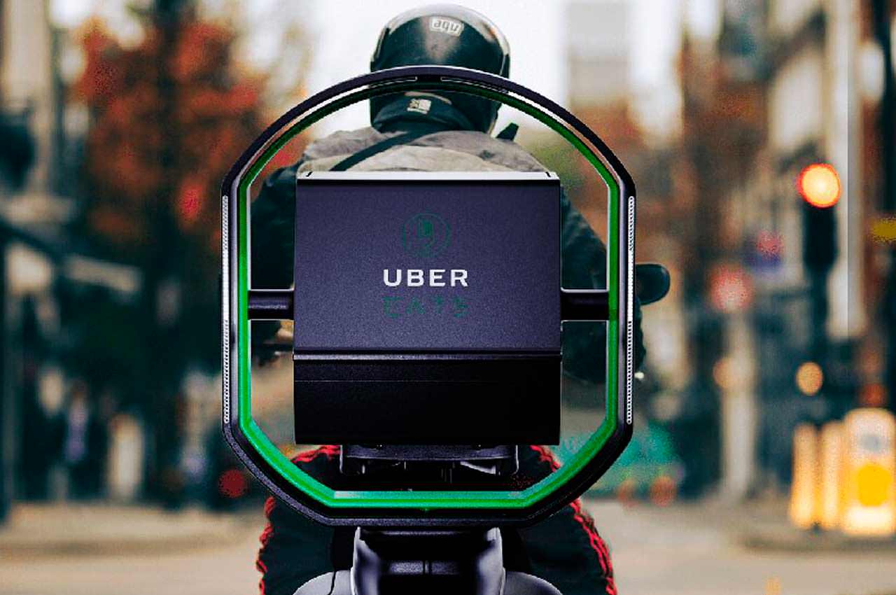 Uber придумал трёхосевой стабилизатор для доставки еды в целости