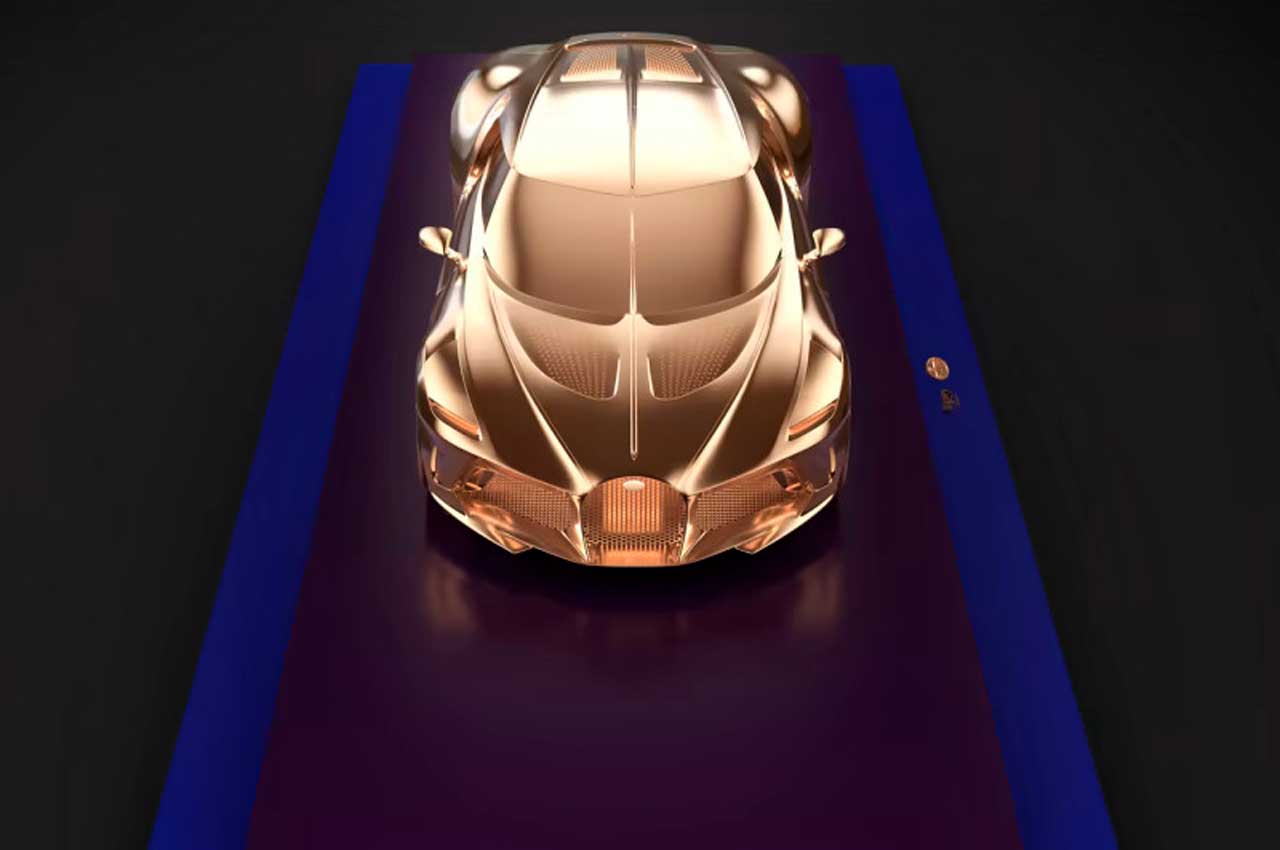Bugatti сделала серию статуэток гиперкара La Voiture Noire ценой до $450 000