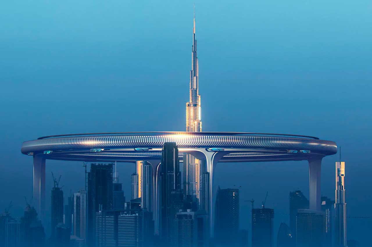 В Дубае построят круг с садами на высоте 500 метров вокруг Бурдж-Халифа