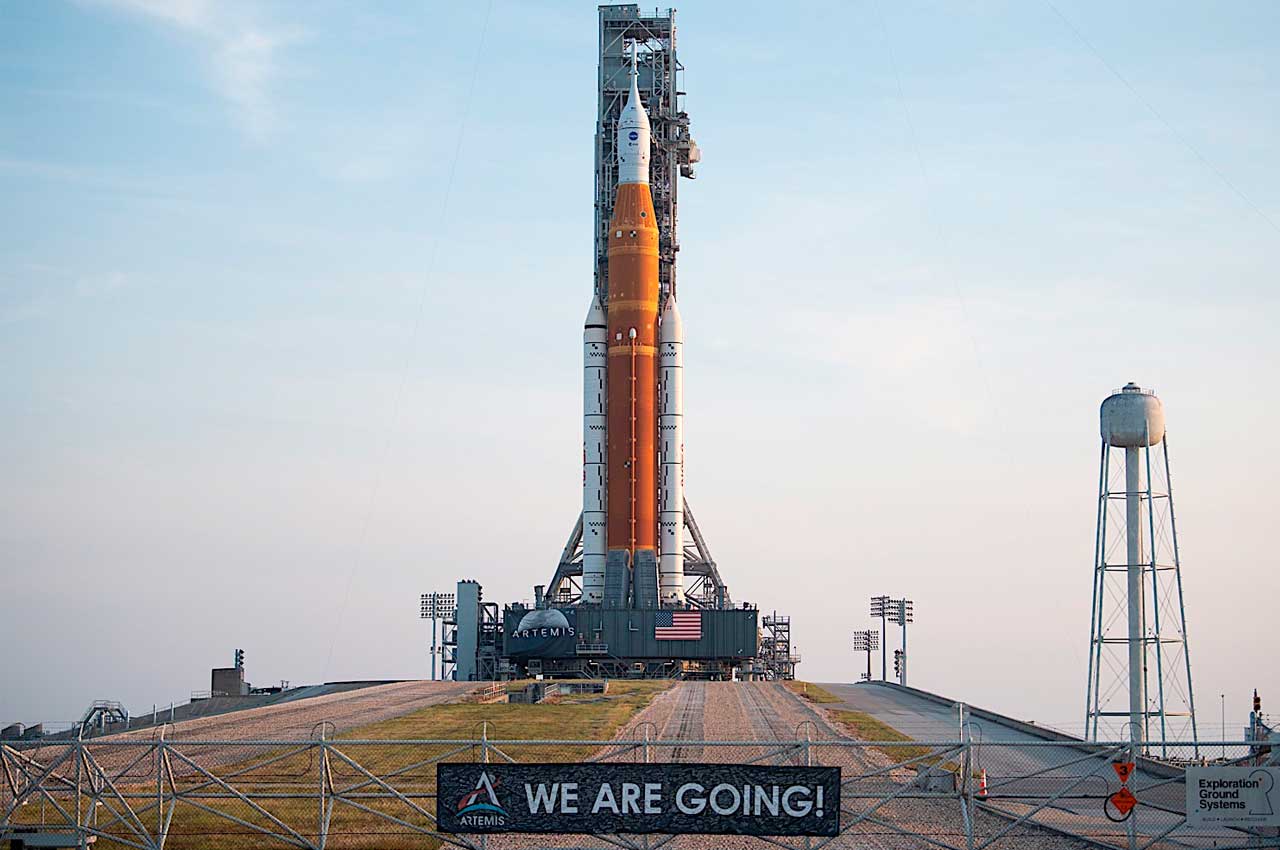Ракета Artemis отсчитывает последние дни на Земле перед запуском к Луне