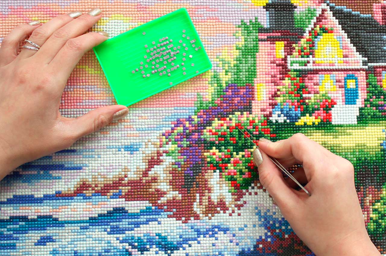 Наборы алмазной мозаики — психотерапия на дому