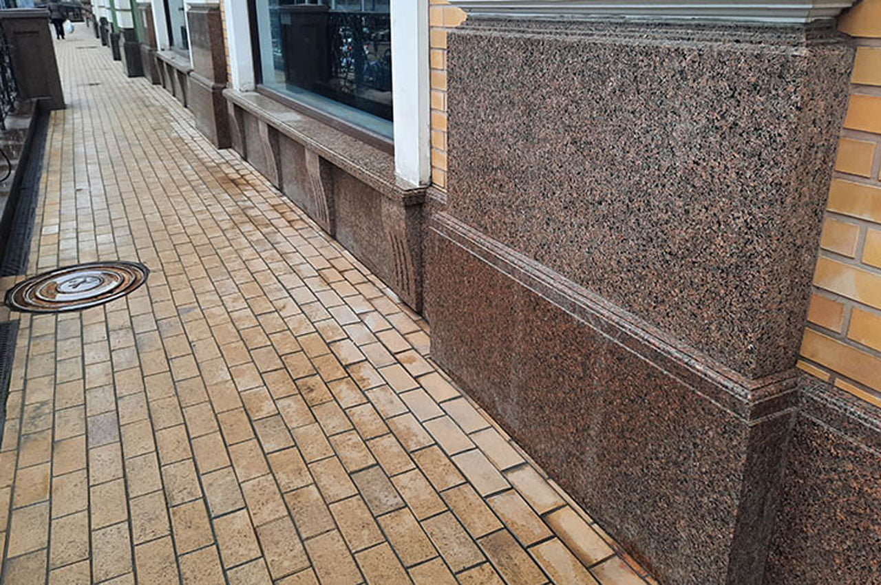 Граніт на фасаді