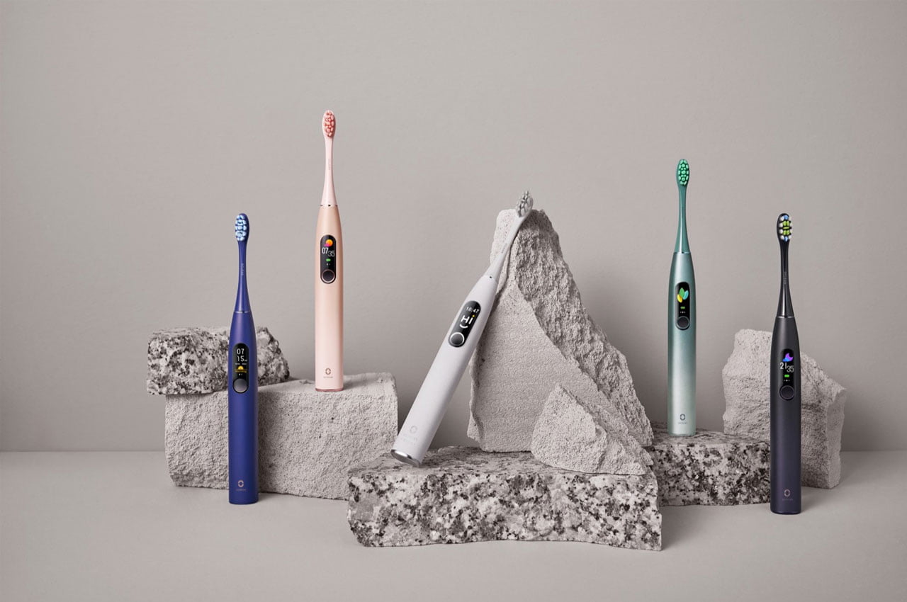 Отримайте найяскравішу посмішку з електричною зубною щіткою Oclean X Pro Elite - розкрийте свою впевненість!